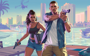 Сериншот игры GTA-6 Парень и девушка с оружием